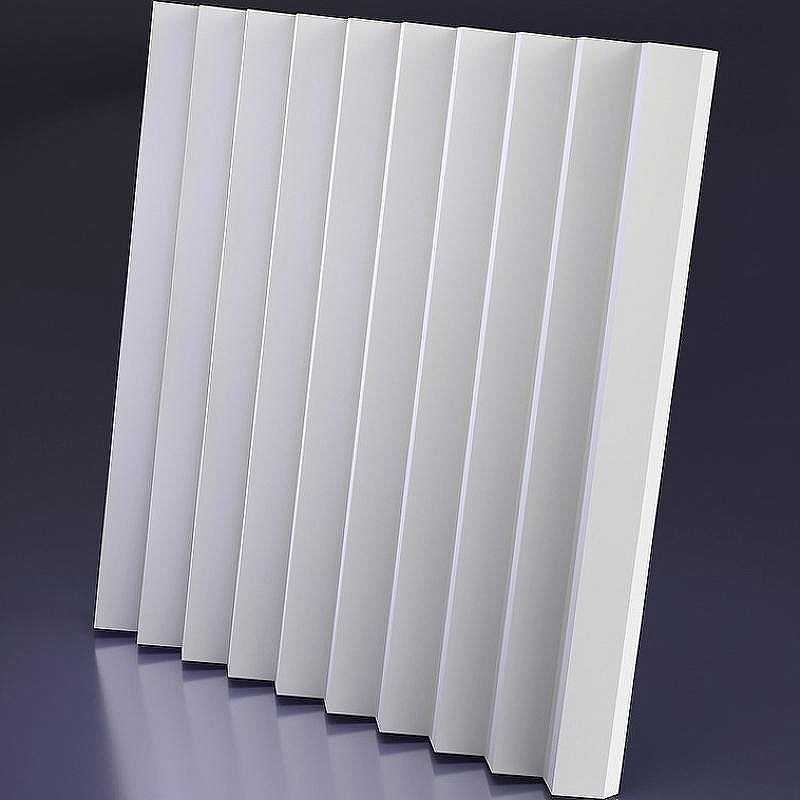 Гипсовая 3д панель Artpole Zigzag Big M-0076 600x600 мм
