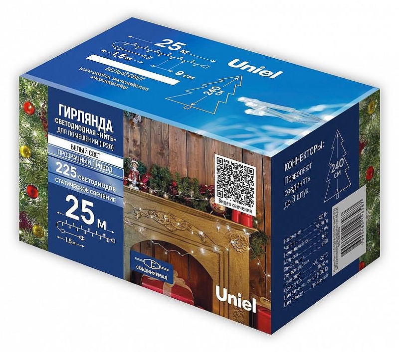 Гирлянда Нить Uniel UL-00012076 длина 25000 мм