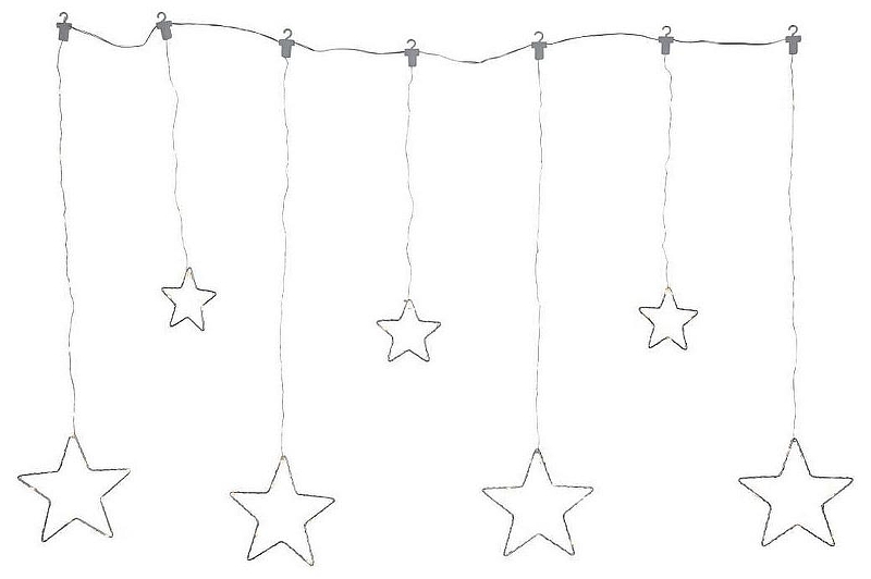Гирлянда Супернить Eglo DEW DROP STARS 411385 цвет плафона/подвески Белый