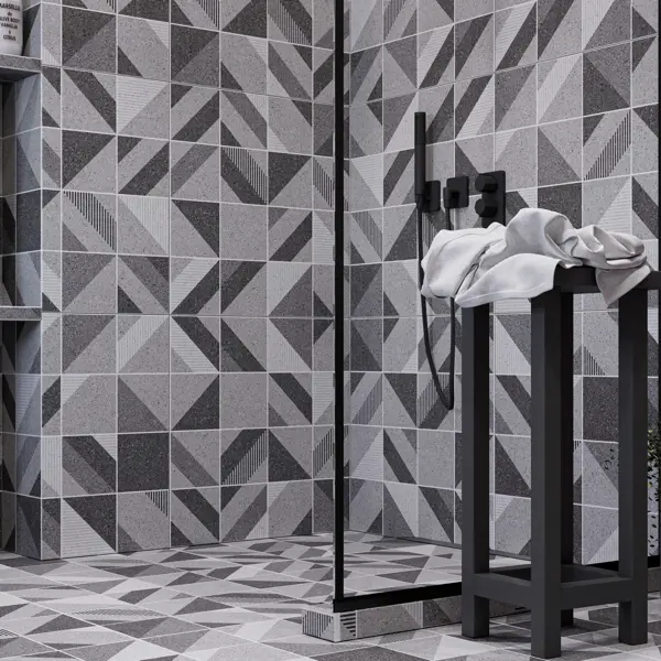 Глазурованный керамогранит Abgres Urban Decor 60x60 см 1.44 м² матовый цвет серый