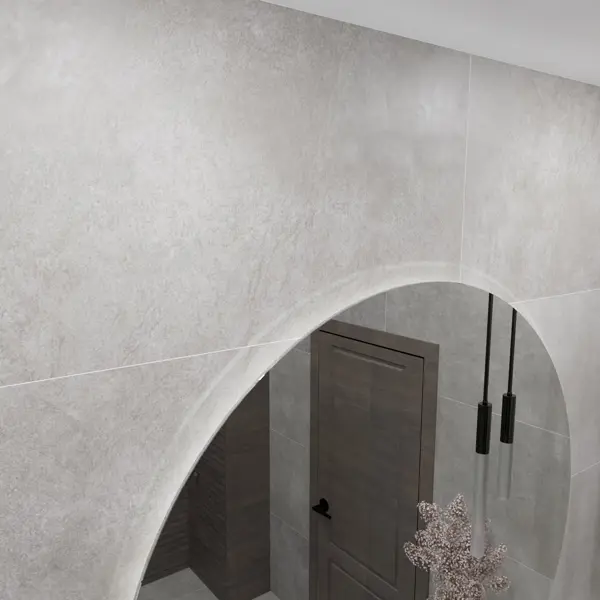 Глазурованный керамогранит Аксима Триполи 60x120 см 1.44 м² матовый цвет серый