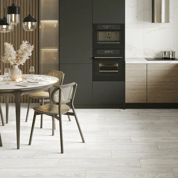 Глазурованный керамогранит Alma Ceramica Andora GFA92ADR07R 20x90 см 1.62 м² матовый цвет серый