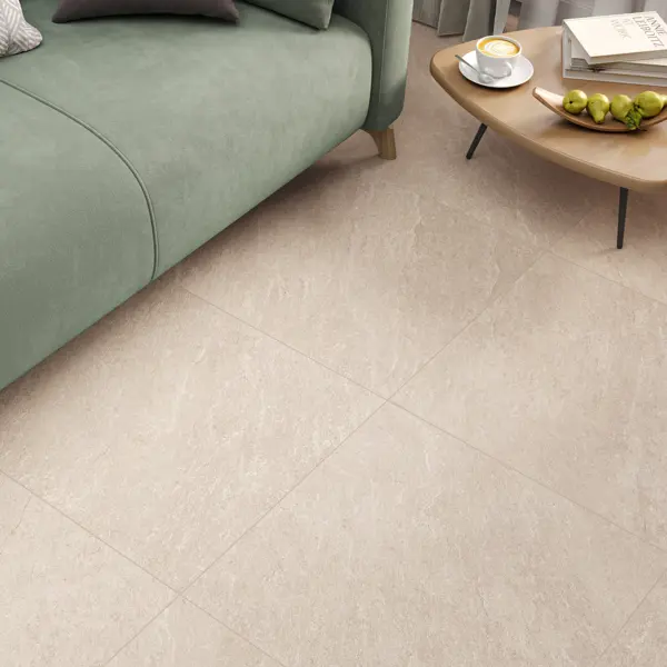 Глазурованный керамогранит Alma Ceramica Авиньон 60x60 см 1.8 м² гладкий цвет бежевый