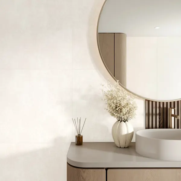 Глазурованный керамогранит Alma Ceramica Beton Evo 04 60x60 см 1.8 м² матовый цвет светло-бежевый