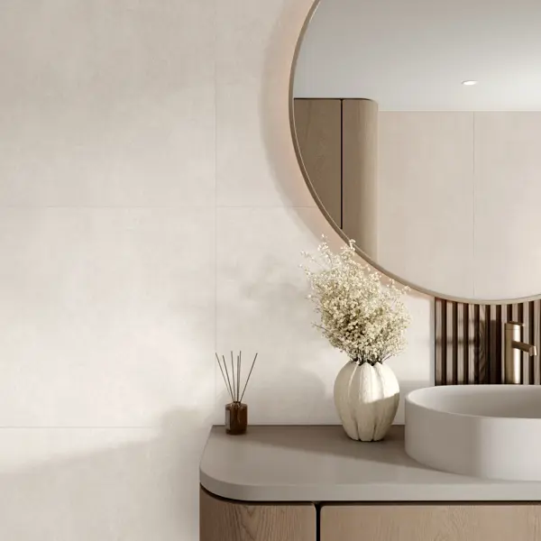 Глазурованный керамогранит Alma Ceramica Beton Evo 40 60x60 см 1.8 м² матовый цвет бежевый