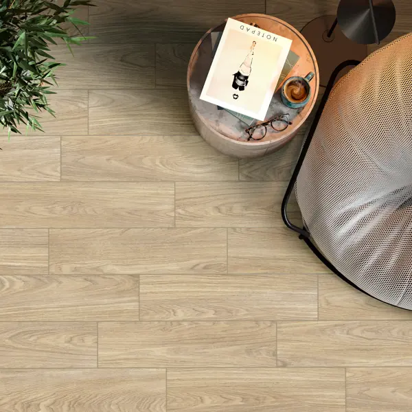 Глазурованный керамогранит Alma Ceramica Forest 40 15.1x60.2 см 1.82 м² матовый цвет бежевый