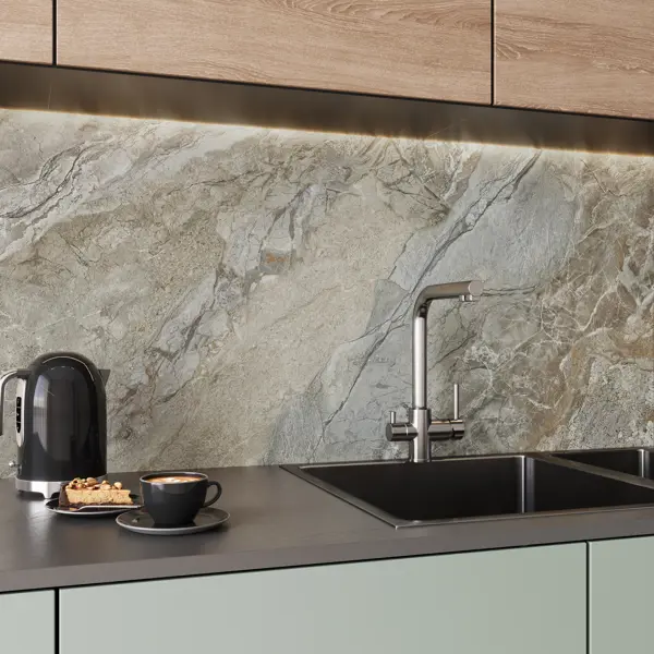 Глазурованный керамогранит Alma Ceramica Geotiles 40 60x120 см 1.44 м² матовый цвет бежевый