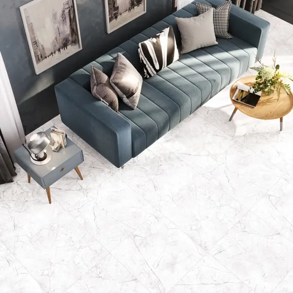 Глазурованный керамогранит Alma Ceramica Каппадокия 60x60 см 1.8 м² карвинг цвет белый