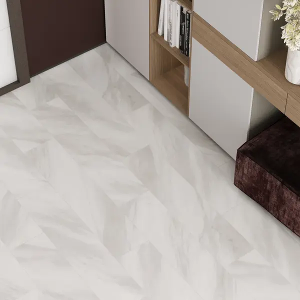 Глазурованный керамогранит Alma Ceramica Materia 47 20x90 см 1.62 м² матовый цвет серо-коричневый