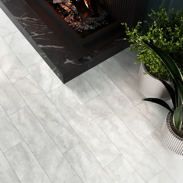Глазурованный керамогранит Alma Ceramica Room Stone 70 20x90 см 1.62 м² матовый цвет светло-бежевый