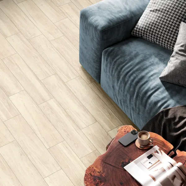 Глазурованный керамогранит Alma Ceramica Savanna 04 15.1x60.2 см 1.82 м² матовый цвет бежевый