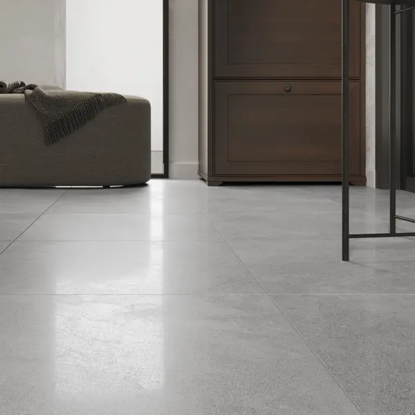 Глазурованный керамогранит Cersanit Beton 42x42 см 1.587 м² матовый цвет серый
