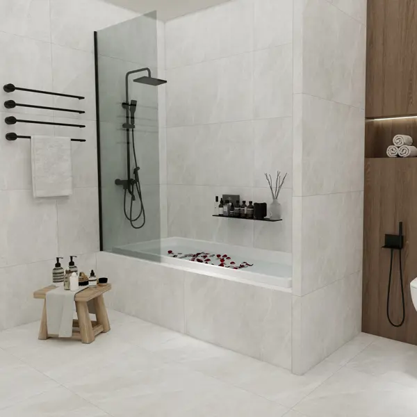 Глазурованный керамогранит Duna Worner White Sugar 60x120 см 1.44 м² матовый цвет белый