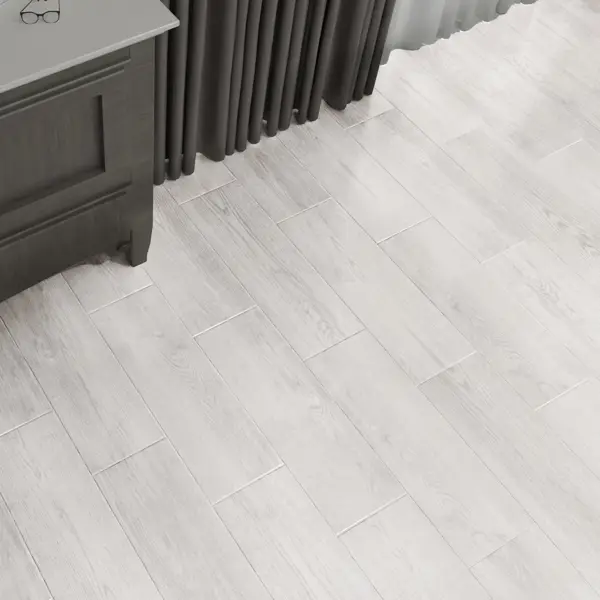Глазурованный керамогранит Global Tile Andijan_GT 19.7x60 см 1.182 м² матовый цвет белый