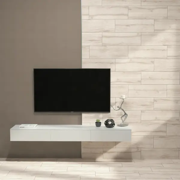 Глазурованный керамогранит Global Tile Derbent_GT 19.7x60 см 1.182 м² матовый цвет светло-бежевый