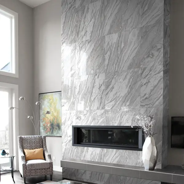Глазурованный керамогранит Global Tile Vivanta_GT 60x60 см 1.44 м² лаппатированный цвет серый