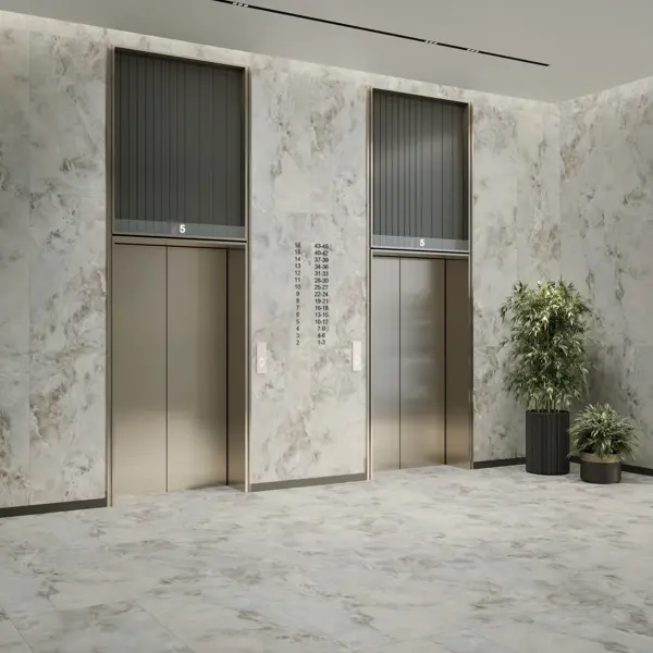 Глазурованный керамогранит Kerama Marazzi Аоста 59.5x119.1 см 1.434 м² гладкий цвет темно-серый
