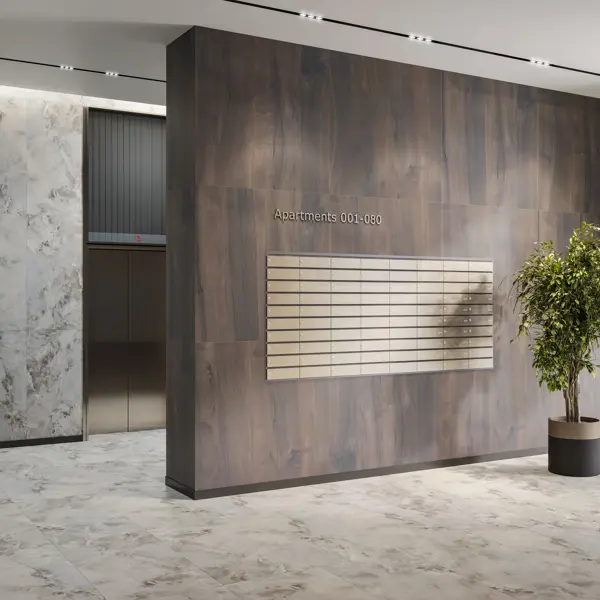 Глазурованный керамогранит Kerama Marazzi Зальцбург 59.5x119.1 см 1.434 м² гладкий цвет коричневый