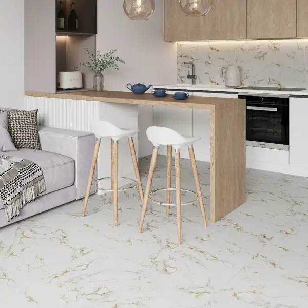 Глазурованный керамогранит LB Ceramics Альгарди 45x45x0.8 см 1.62 м² матовый цвет белый