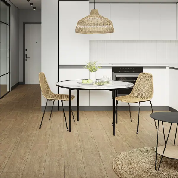 Глазурованный керамогранит LB Ceramics Джотто 19.9x60.3x0.85 см 0.96 м² матовый цвет светло-коричневый