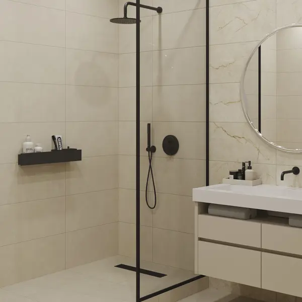 Глазурованный керамогранит LB Ceramics Эпоха 30x60.3 см 1.44 м² матовый цвет бетон бежевый