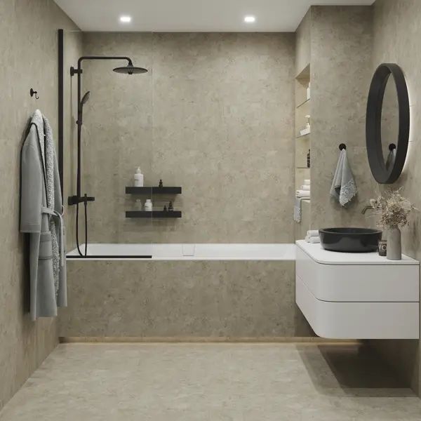 Глазурованный керамогранит LB Ceramics Крепость 19.9x60.3 см 0.96 м² матовый цвет серо-бежевый