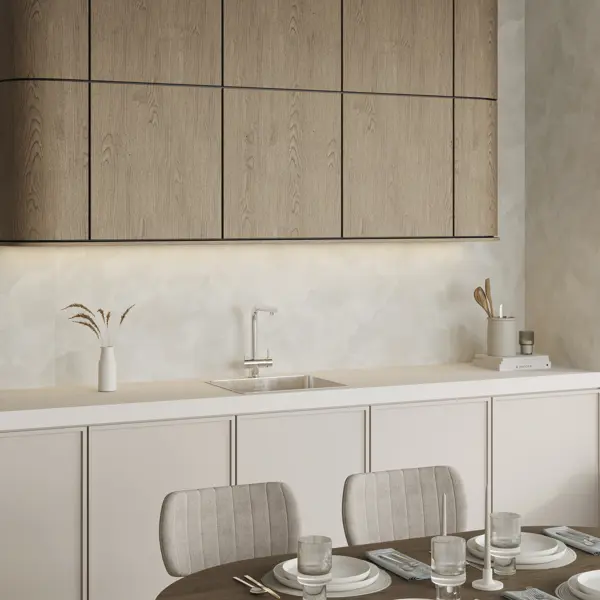 Глазурованный керамогранит LB Ceramics Сияние севера 60x120 см 1.44 м² матовый цвет светло-бежевый
