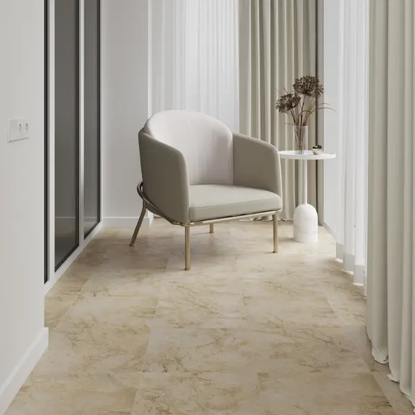 Глазурованный керамогранит LB Ceramics Солнечный камень 45x45 см 1.62 м² матовый цвет бежевый