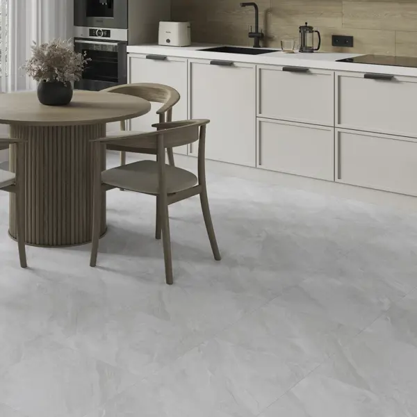 Глазурованный керамогранит Lb Ceramics Вершина 45x45 см 1.62 м² матовый цвет серый