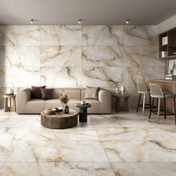 Глазурованный керамогранит Onice Victoria Lapp 60x120 см 1.44 м² лаппатированный цвет бежевый