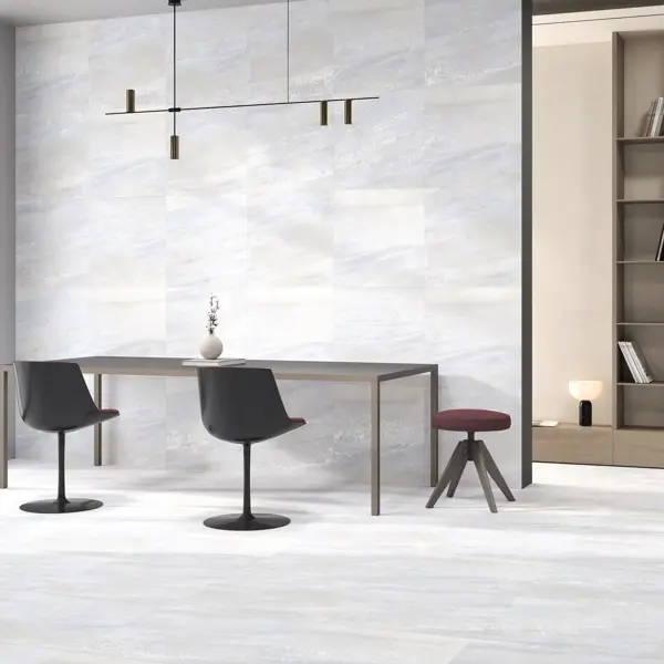Глазурованный керамогранит Tivolli Perla Carving 60x60 см 1.44 м² матовый цвет серый