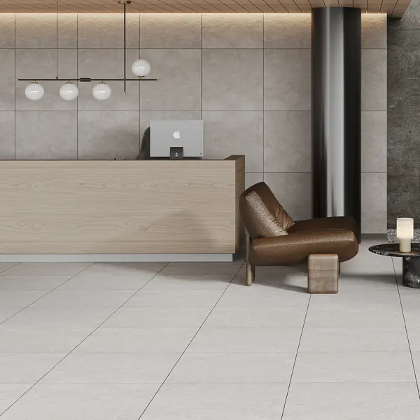 Глазурованный керамогранит Яшма Серая 60x60 см 1.44 м² матовый цвет серый