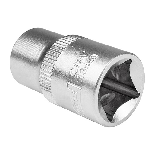головка шестигранная AV STEEL 1/2" 13мм