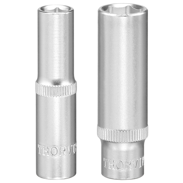головка торцевая THORVIK 1/4" 8мм удлиненная