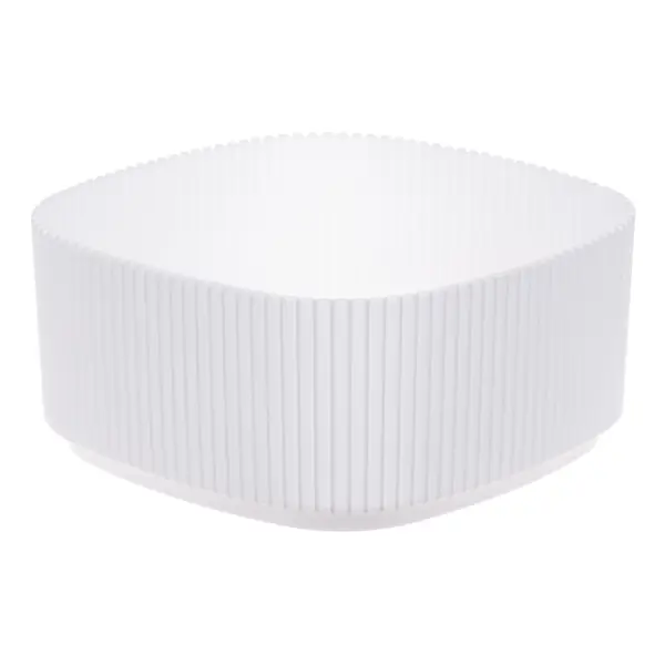 Горшок для цветов Idea Стрип 20x20x14.27 см v 1.6 л пластик белый