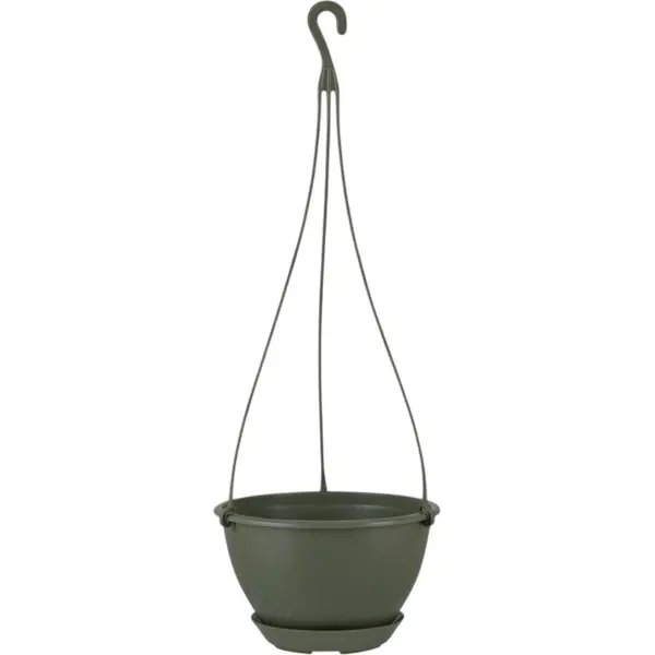 Горшок для цветов Ingreen Афина 18.5x18.5x11.3 см v1.5 л пластик северный мох