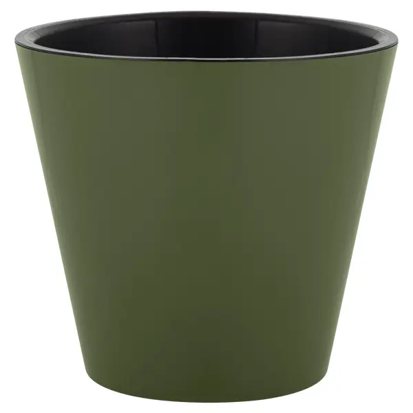 Горшок для цветов Ingreen Лондон 19x19x17.3 см v3.3 л пластик тайга