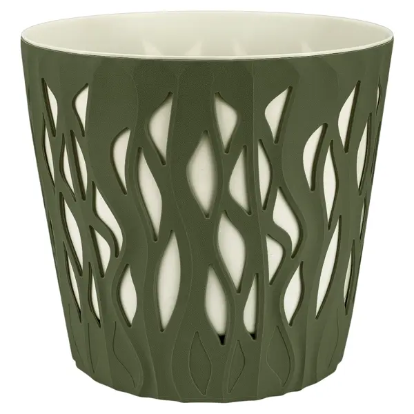 Горшок для цветов Ingreen Ветер 34x34x31 см v20 л пластик тайга