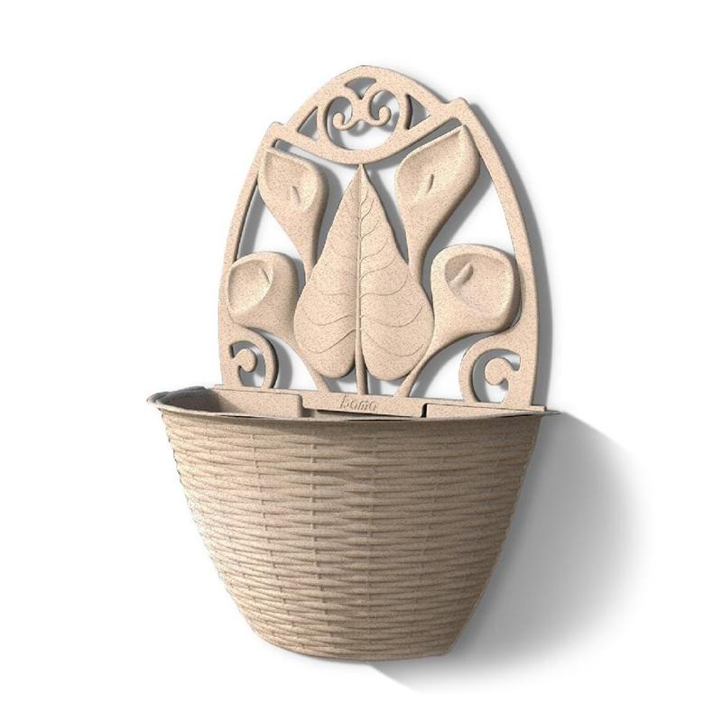 Горшок настенный Bama Paglia 3.4 л 32x16x42,5см