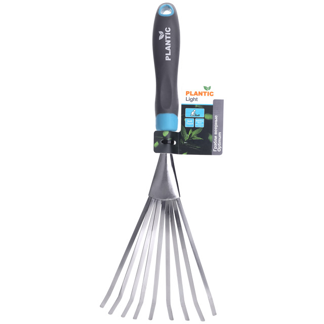 грабли малые веерные Plantic Light Optimum 37x14см