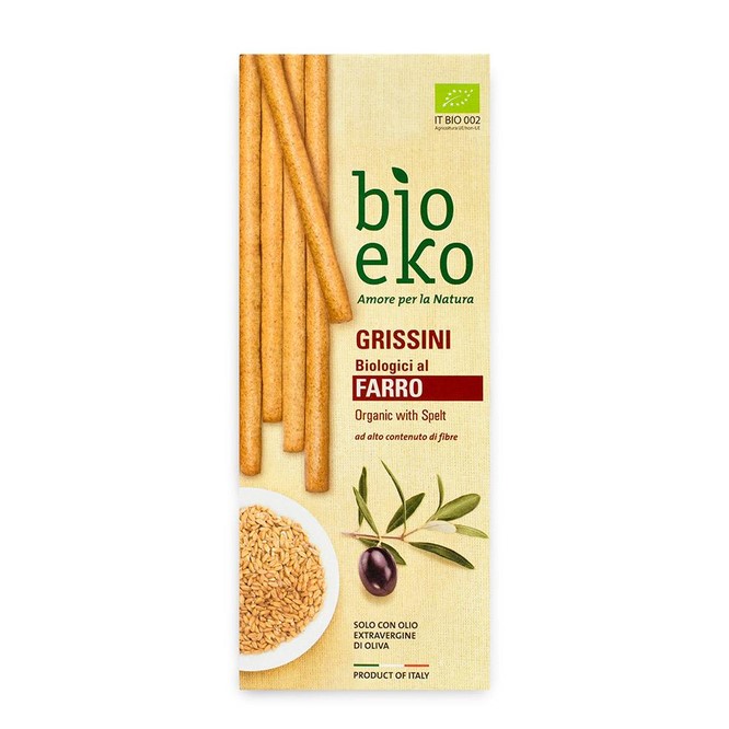 Гриссини EKO BIO из спельтовой муки 125 г
