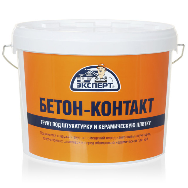 грунт акриловый ЭКСПЕРТ Бетон-контакт 12кг, арт.30639
