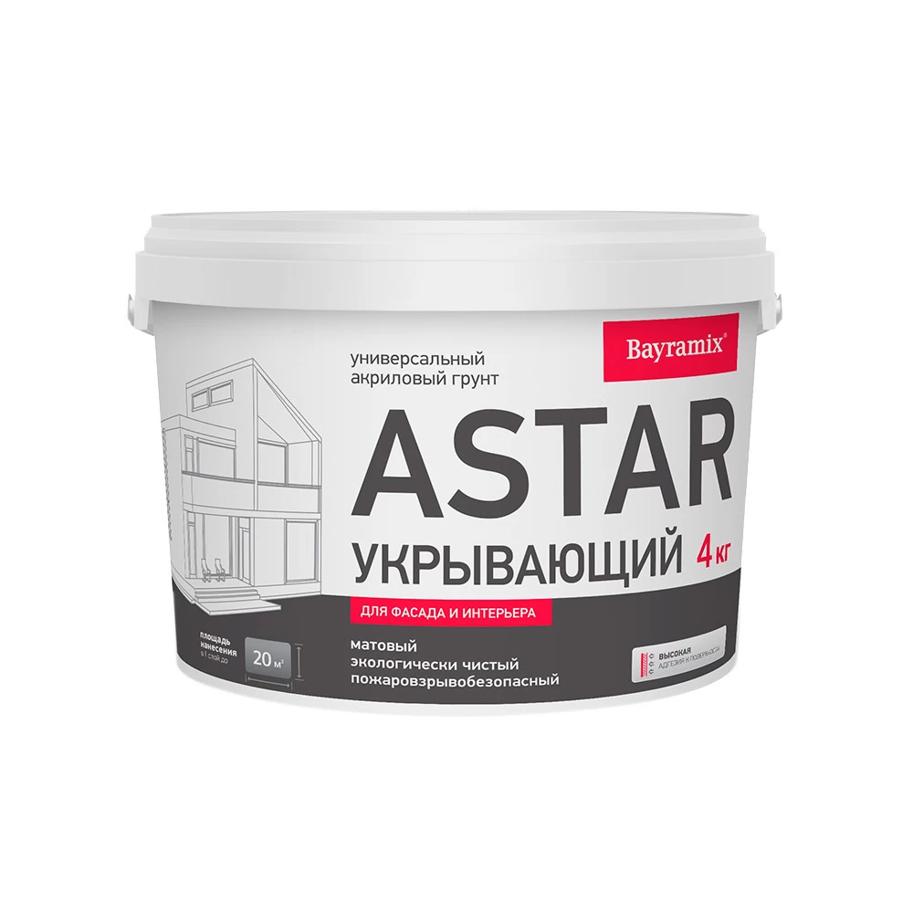 Грунт Bayramix Astar Укрывающий B1 4 кг