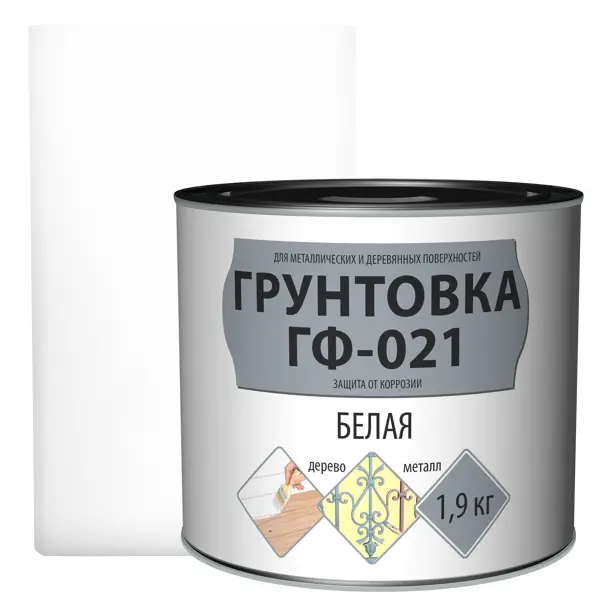 Грунтовка Empils ГФ-021 универсальная 1.9 кг белая