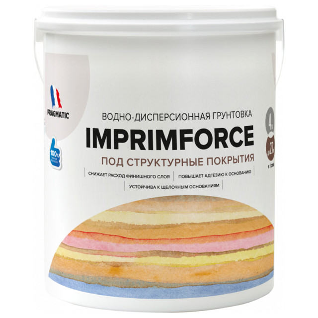 грунтовка пигментированная PRAGMATIC Imprimforce 4кг, арт. 150-446