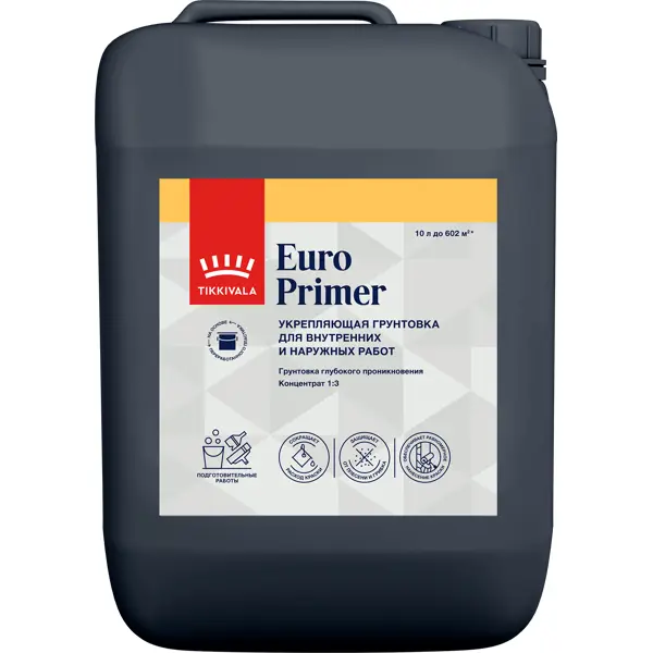 Грунтовка универсальная Tikkurila «Euro Primer» 10 л