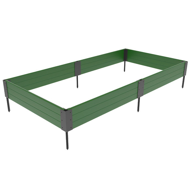 грядка пластиковая GIDROLICA 207x74x16cм зеленая