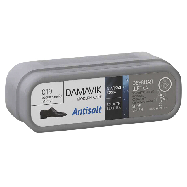 губка для обуви DАМАVIК Antisalt, бесцветная, для гладкой кожи