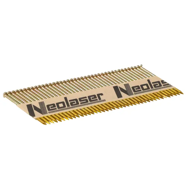 Гвозди для гвоздезабивного пистолета реечные ершеные по дереву Neolaser NLN10202 50x2.8 мм, 3000 шт.