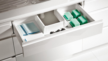 Hafele box P боковины 92/400мм, серый 513.00.523